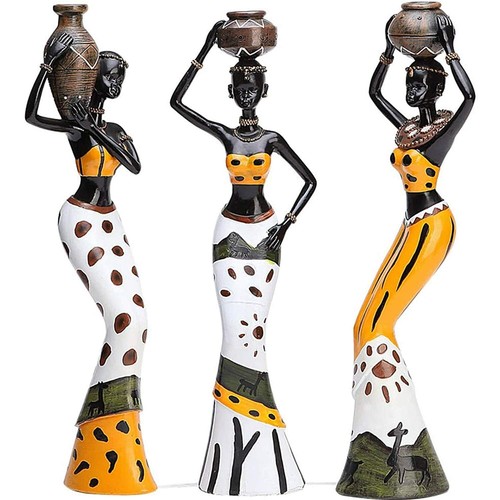 Africain tribal femme figurine - africain,