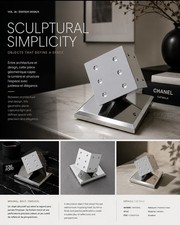 Chrome dice paperweight style - chrome,