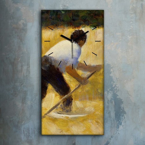 Horloge décorative sur toile