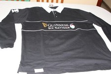 Maillot Polo Officiel de Rugby Du Tournoi de La Six Nations Marque Guinness T/XL
