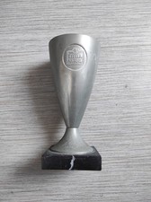 Ancienne coupe trophée métal Bière Stella Artois bistrot publicitaire pied...