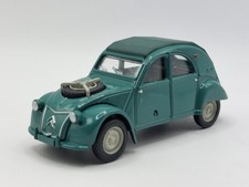 Citroen 2 Cv  Sahara Vert 1961 Bi Moteur. Norev 1/54 3 Inches Neuf   avec boite.