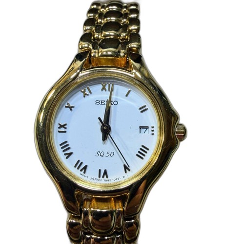 Seiko ladies gold - sq, 50