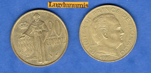 Monaco centimes 1979 - 20,