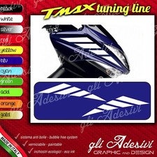 Set 2 Adhésifs Moto Diapason Tmax T-Max Bouclier Factory