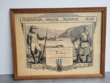 CADRE MEDAILLE MILITAIRE AVEC