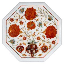 Marbre blanc table top - ",