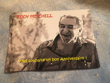 EDDY MITCHELL - CARTE POSTALE