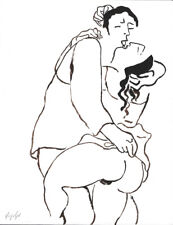 Manolo Ruiz Pipo (1929-1998) l’érotisme par un proche de Picasso encre de chine