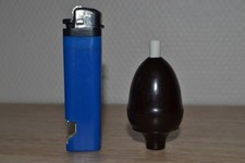 Bel interrupteur poire ancien en bakélite marron