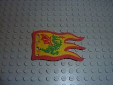 LEGO Flag 8 x 5 Cloth with Dragon Pattern Réf x376px1 Set 6076/6082/1906/6056