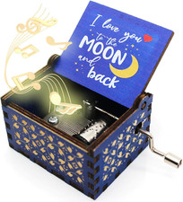 Wooden Color Painted Music Box