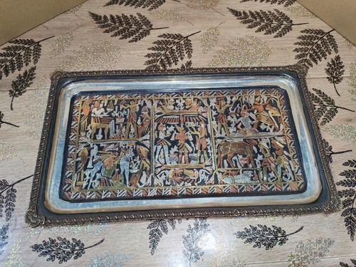 Vintage ancien plateau - ancien, en