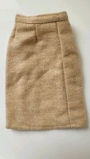 Jupe beige laine hiver