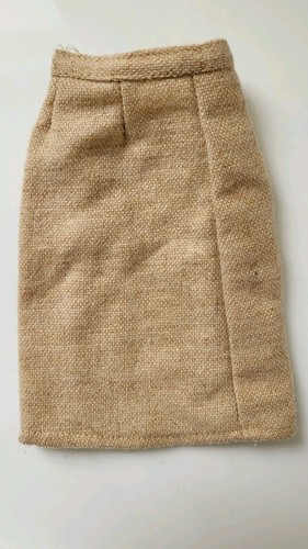 Jupe beige laine - , hiver