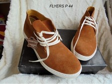 CHAUSSURES FLYERS  DIT CLAKS BOOT EN CUIR DAIM COGNAC P 44 NEUVE