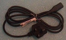NEW DELL UK IRELAND GB 6ft (2 METERS) POWER CORD COMPUTER PRINTER 5 AMP 250VAC