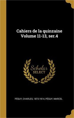 Cahiers quinzaine volume - cahiers,