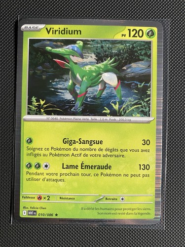 Carte pokémon viridium - carte,