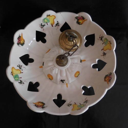 Lustre vasque céramique
