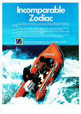 Publicité Advertising 058  1978   bateau pneumatique Zodiac moteur Johnson