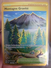 Carte Pokemon MONTAGNE GRAVITE 250/191 GOLD EV8 Ecarlate et Violet SSP FR NEUF