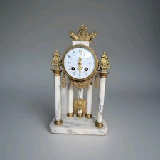 Pendule portique Louis XVI