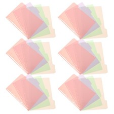  6 Sets Intercalaires Classeur