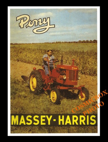 Carte postale pub tracteur