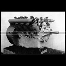 Photo A.032745 DE DION BOUTON ENGINE 8-CYLINDER 80 HP SALON PARIS 1912