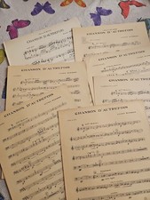 CHANSON D AUTREFOIS L.WURMSER PARTITIONS PIANO VIOLON VIOLONCELLE BASSON...