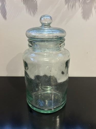 Ancien bocal bonbons verre - bocal,