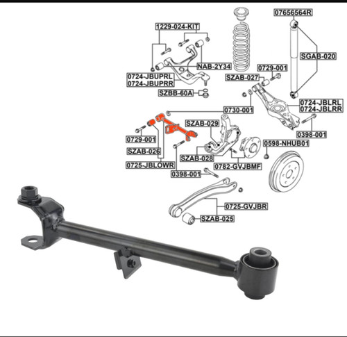 Barre stabilisatrice arrière