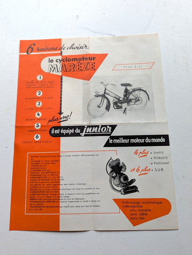 Advertising document bicycles