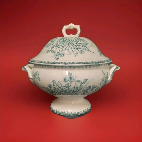 Ancienne soupière faience - ancienne,