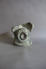 Sculpture contemporaine  abstraite en marbre signée v.Th