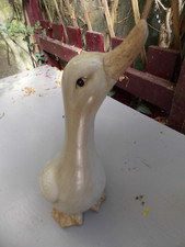 figurine Oies céramique décorative  vintage collection bon état 