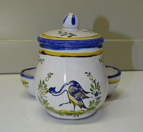 Joli ancien pot moutardier - moutardier, &