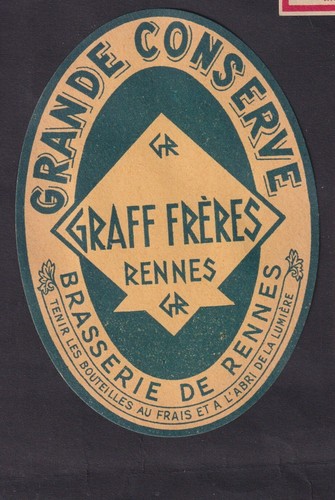 Ancienne étiquette alcool