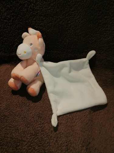 Doudou mouchoir girafe cheval