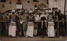 Zoo humain, Troupe de danseurs du Sri Lanka, masques  Carte postale - Zoo humain