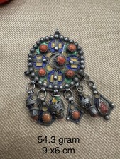 BROCHE BERBERE KABYLE CORAL