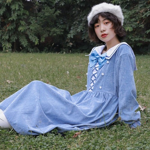 Femme lolita gothique - femme, velours