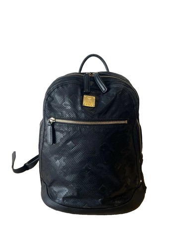 Mcm black gold - mcm, backpack