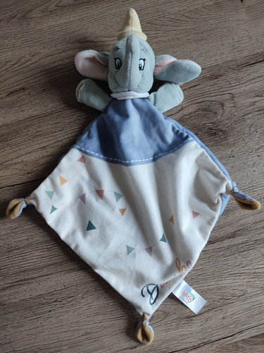 Doudou éléphant dumbo gris - doudou,