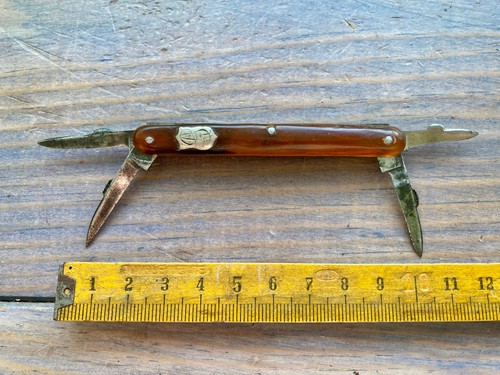 Ancien couteau pliant taille - ancien,