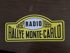 Automobilia Plaque Rallye
