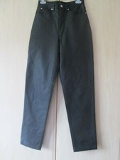 JEAN MOTARD FEMME NOIR PVC SIMILI CUIR taille 8 par JASPER CONRAN