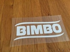 BIMBO PATCH FLOCAGE PUBLICITAIRE PETIT MODÈLE - 9 CM PAR 3.2 CM