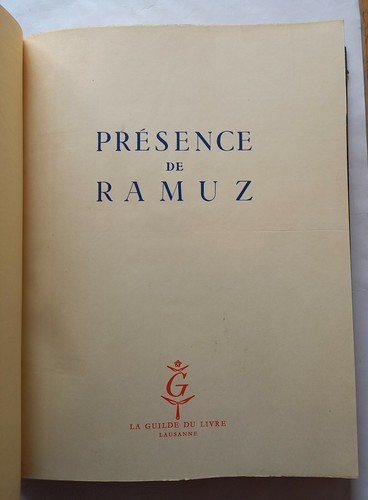 Presence ramuz 1951 la - presence,